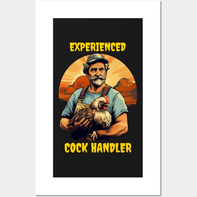 Experienced cock handler Wall Art by Popstarbowser